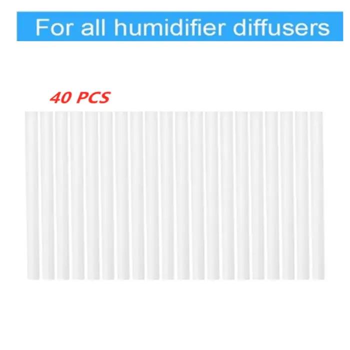 Filtres de remplacement pour humidificateur d'air, 40 pièces, bâton éponge en coton pour humidificat