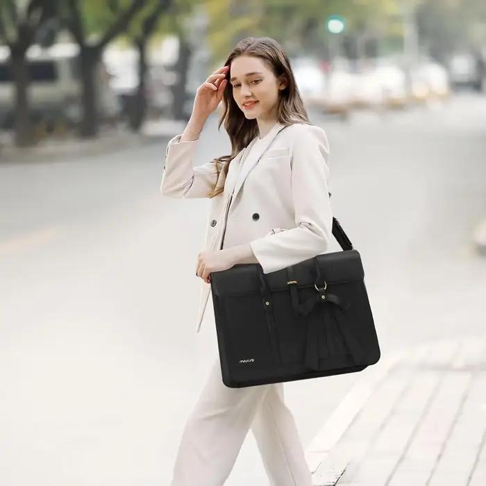 MOSISO sac fourre-tout pour femme pour MacBook Air Pro M3 13.3-17.3 pouces ordinateur portable en cu