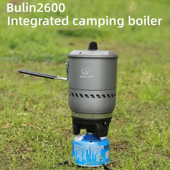 Bulin S2600 – poêle intégrée pour pique-nique, Camping, gaz sauvage, résistant au vent, Portable, ré