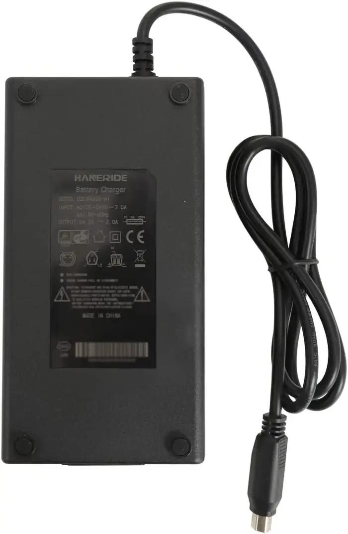 HANERIDE chargeur de vélo électrique 54.6V 2A 3PIN pour PHYLION/JOYCUBE JCEB480 pour batterie Fische
