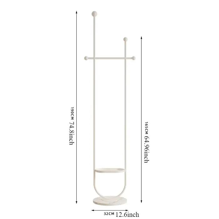 Support Portable porte-vêtements chambre support au sol cintre porte-chapeau maison moderne Perchero