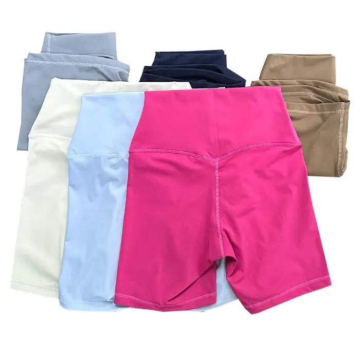 Short de sport taille haute pour femmes, short de Yoga, coupe cintrée, levage des fesses, course à p