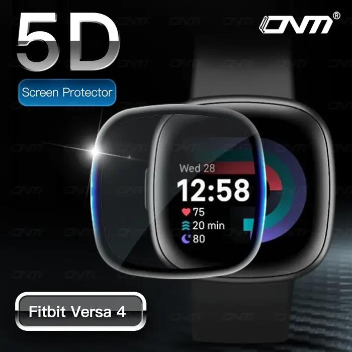 Film protecteur d'écran pour Fitbit Versa 4/fouet 2, film de protection souple flexible pour Versa 3