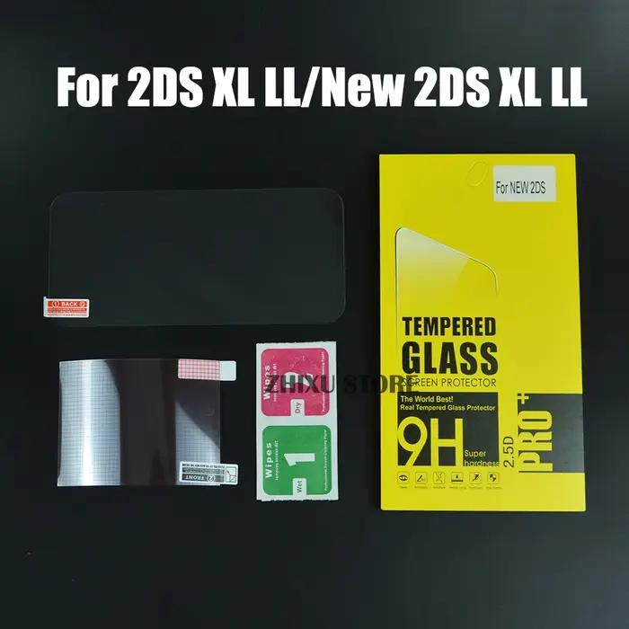 ZUIDID 1 ensemble de protection d'écran en verre trempé pour New 2DS 3DS XL LL + film de protection