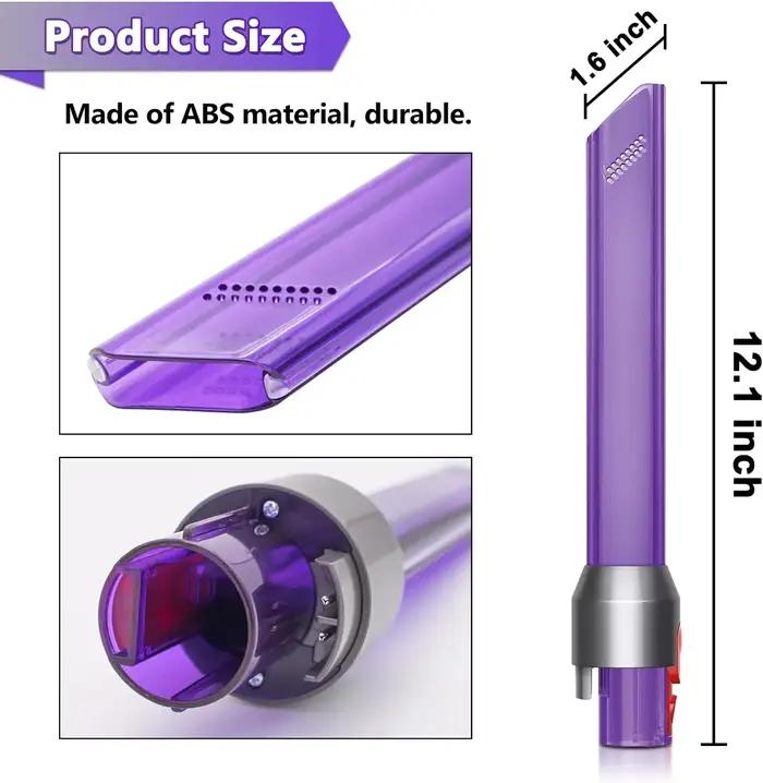 Tête de fente d'aspiration pour aspirateur Dyson V7 V8 V10 V11, tuyau lumineux LED, pièces de rechan