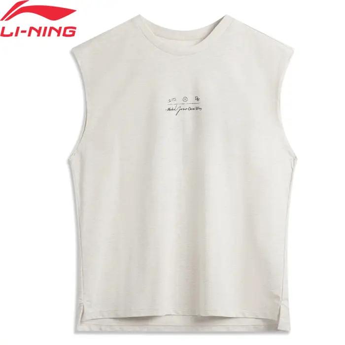 Li-Ning Gilets Wade pour hommes AT DRY FREEZE Coupe ample AT._UV-50+ 51% Coton 35% Polyester 14% Vis
