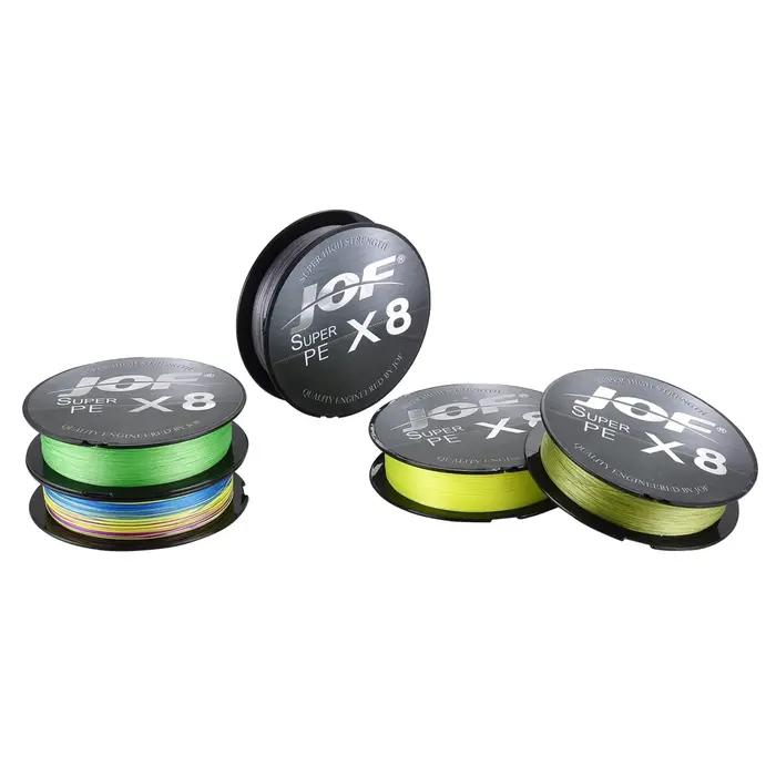 JOF 8 brins ligne de pêche 150M 300M 500M ligne de pêche Multifilament accessoires de pêche cordon t