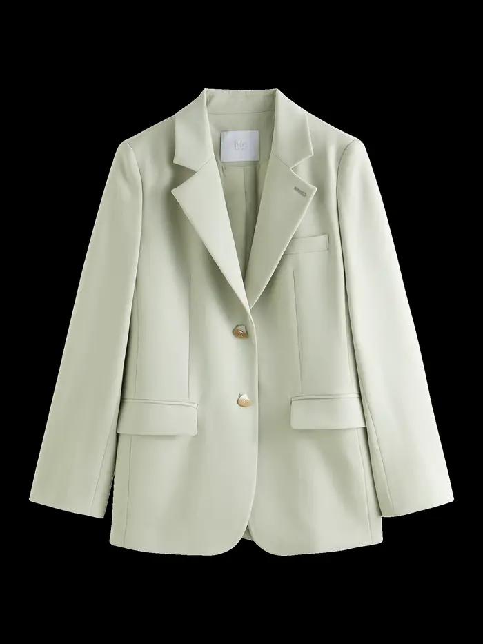 FSLE polyvalent Style élégant Blazer veste pour femmes 2025 nouveauté Design Unique bureau haut ampl
