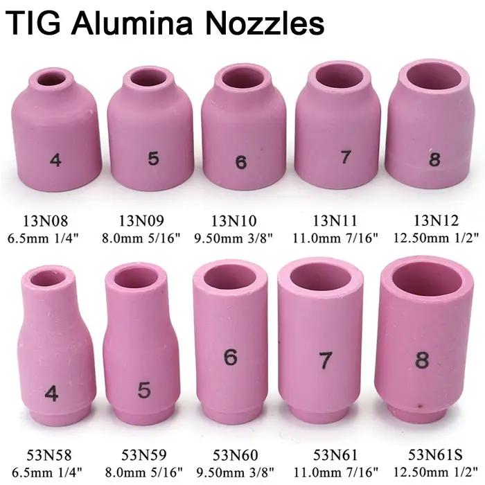 Accessoires de odorde torche de soudage TIG durables et pratiques, lentille à gaz trapue, tasse en v