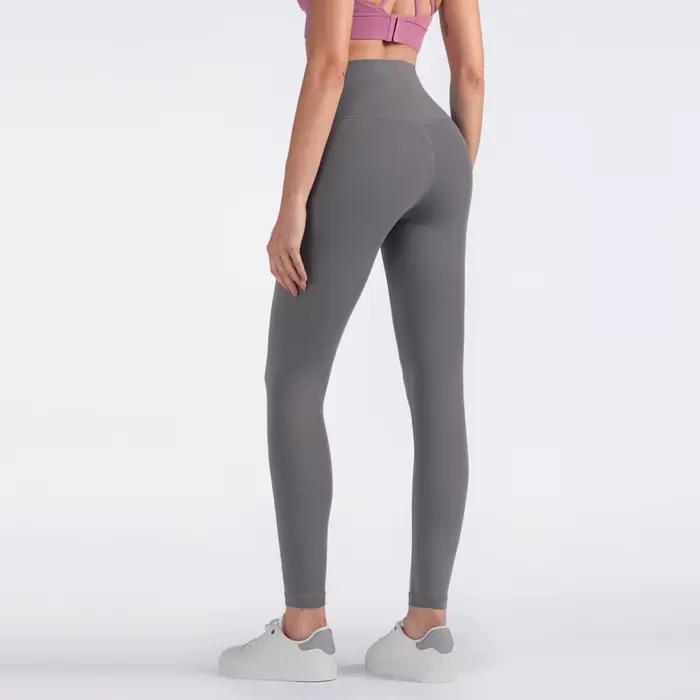 Legging de Yoga taille haute pour femmes, couleur unie, athlétique, doux, pantalon de Sport, beurre