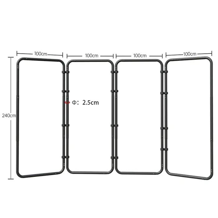 Support de fond photo SH 2,4x4M avec écran vert pour photographie, support de fond de studio et trép