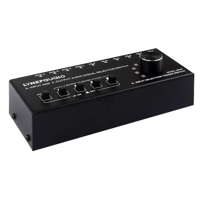Commutateur de sélection de signal audio, sortie, contrôle de commutation, interface RCA en même tem