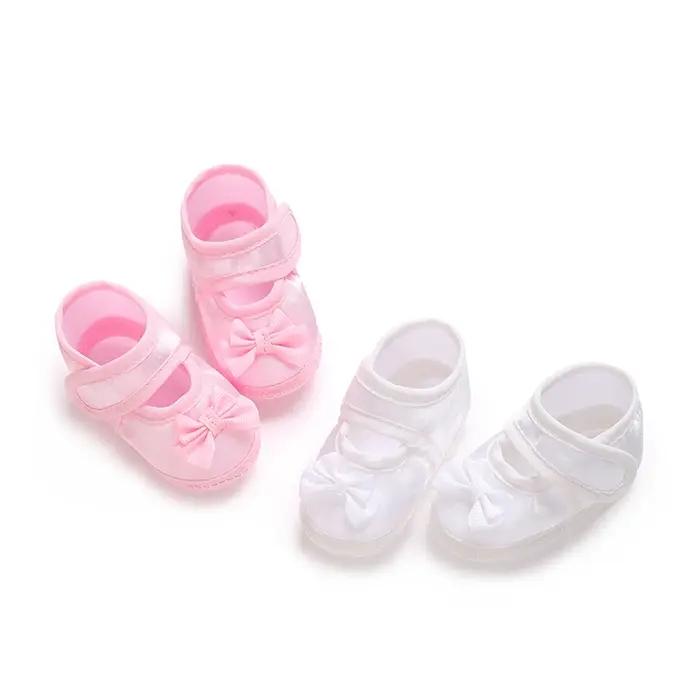 Première chaussure de baptême pour nouveau-né : chaussures de baptême blanches pour nouveau-nés garç