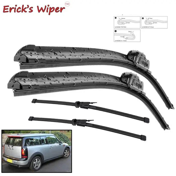 Erick's – jeu de balais d'essuie-glace avant et arrière, pour Mini Clubman R55 2007 – 2012, brosse d
