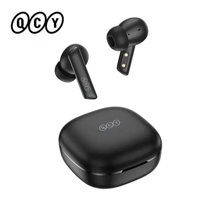 QCY – écouteurs sans fil Bluetooth 5.2, casque d'écoute 40db, avec suppression du bruit actif, 6 mic