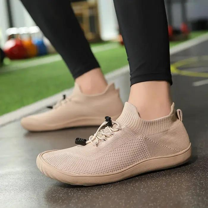 Hommes pieds nus chaussures large orteil boîte femmes pieds nus baskets randonnée marche baskets sal