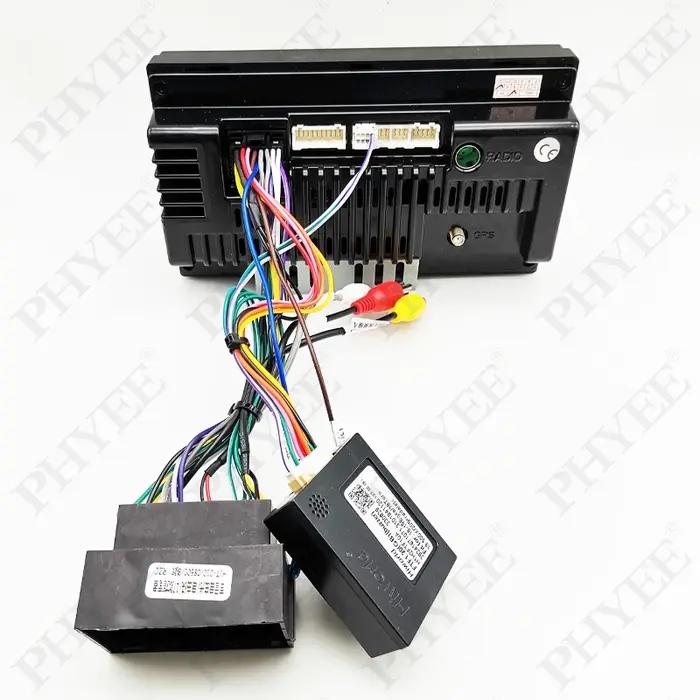 Décodeur de bus CAN de harnais 52 broches, rétention SWC RCA P&P 16 broches Android, pour Fiat 500 5
