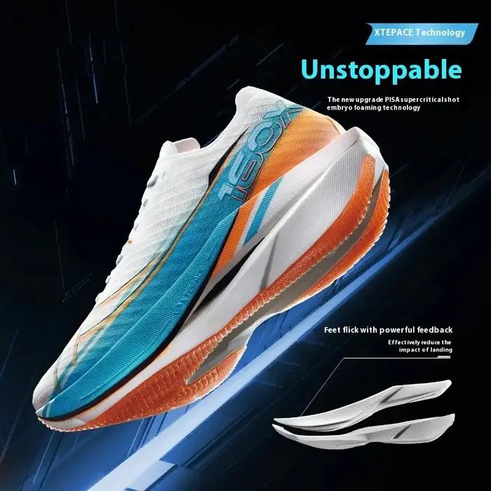 Xtep 160X 6.0 chaussures de course professionnel Marathon PB plaque de carbone pour hommes amorti Ab