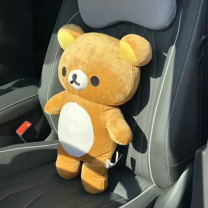 Ours en peluche Rilakkuma 48cm, joli Animal Kuma, poupée en peluche, décoration de chambre Kawaii, j
