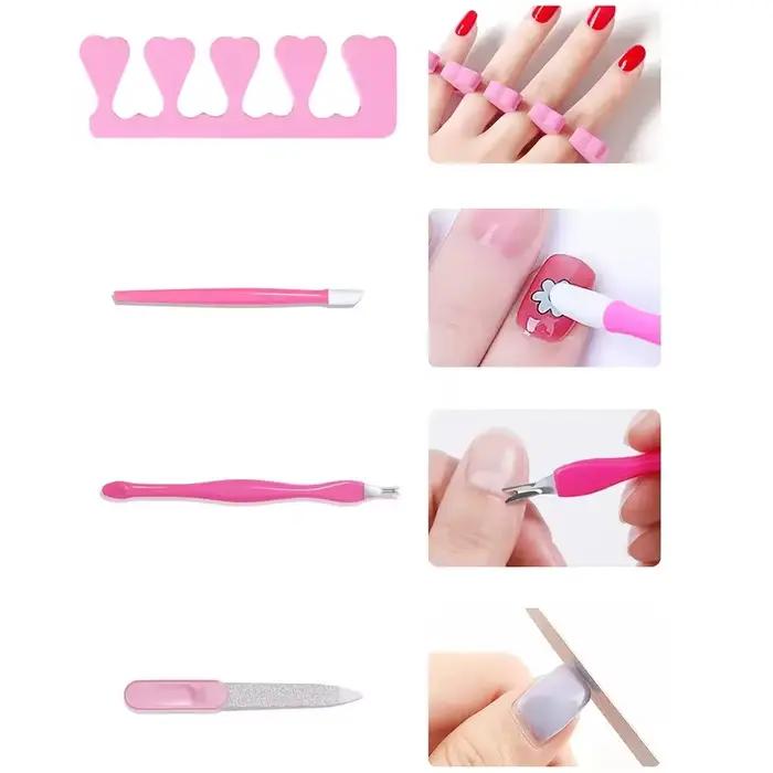 LINMANDA-Perceuse à ongles électrique USB professionnelle, kit de lime à vernis avec lampe UV LED, s