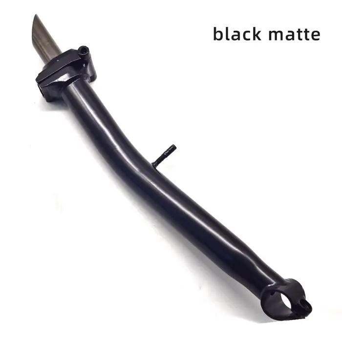 ACEOFFIX-Tige de tube de direction en acier au chrome-molybdène noir, guidon S/M pour Bromsilice, ac