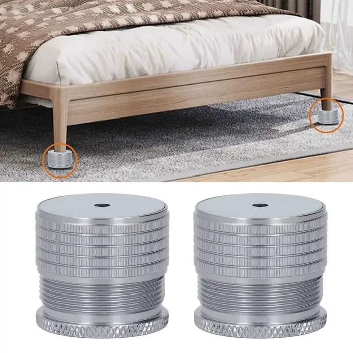 2 pièces meubles Riser 23-37mm réglable 50-500kg portant en alliage d'aluminium lit canapé Table Ris