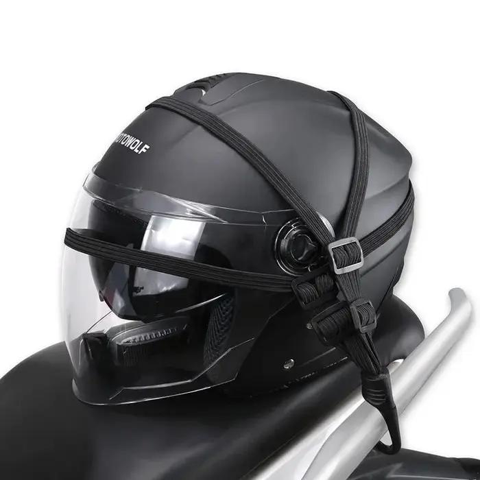 Sangle universelle pour bagages de Moto, 60cm, engrenages pour casque de Moto, corde à boucle élasti