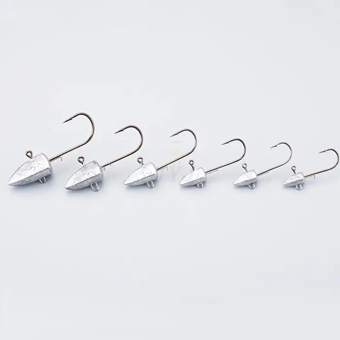 Triangle tête NED crochets 3.5g 5g 7g 10g 14g 21g 28g crochet auxiliaire doux ver gabarit leurre cro