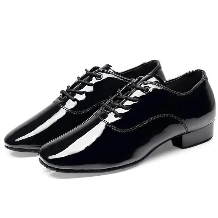 Chaussures de danse latine homme - Talon 2.5 cm semelle souple pour Tango et salle de bal moderne