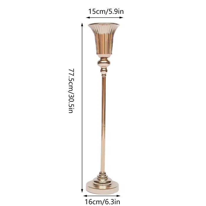 Ensemble de supports de fleurs de mariage 10 pièces 77,5 cm, présentoir floral élégant et élégant po