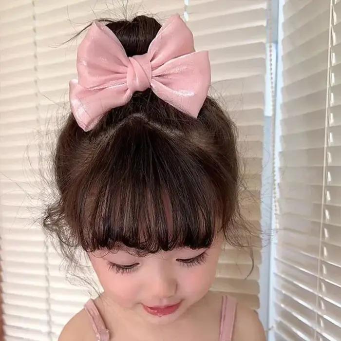 Pinces à cheveux avec nœud, 2 pièces, pinces à fleurs élégantes pour enfants et dames, ensemble épin