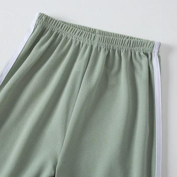 MiniInTheBox-Pantalon d'Été Fin à Jambes Larges pour Garçon et Fille, Vêtement Confortable de Loisir