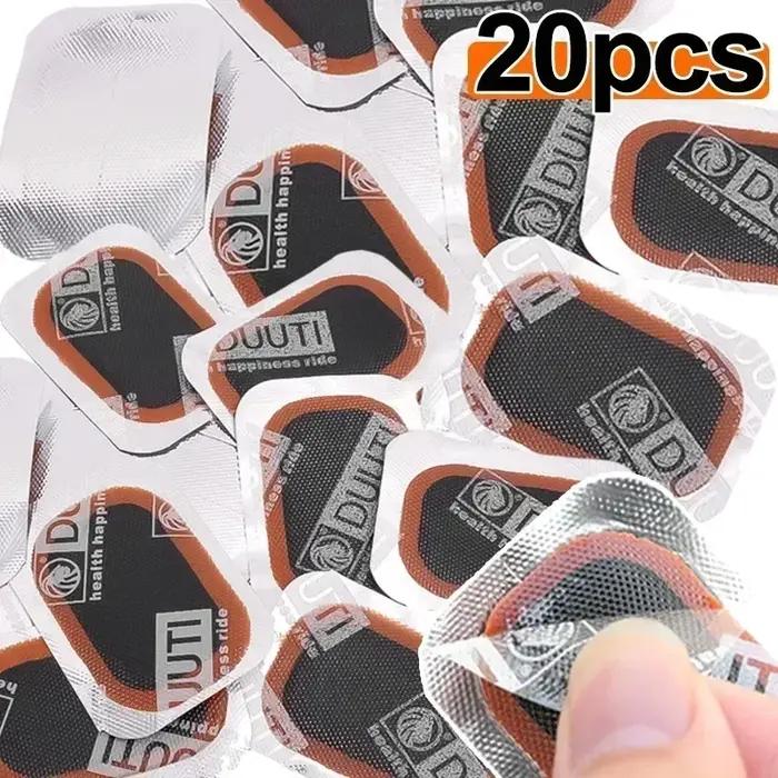 Kit de réparation rapide de pneus de vélo patchs en caoutchouc chambre à air vélo de montagne et de route protection des pneus occasion sportive cadeau pour cycliste