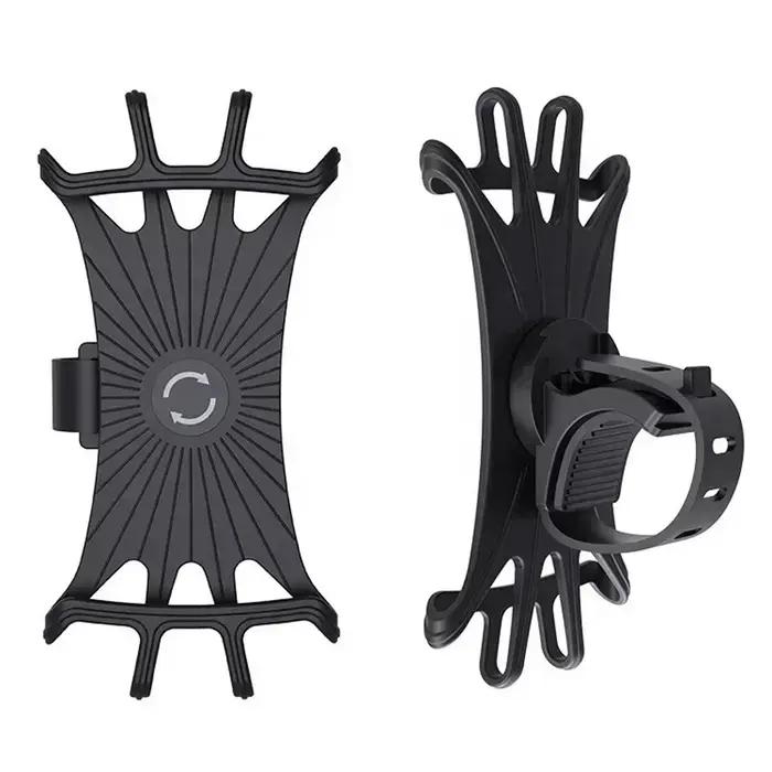 Accessoires universels pour Scooter, Support élastique antichoc en Silicone, Support pour téléphone