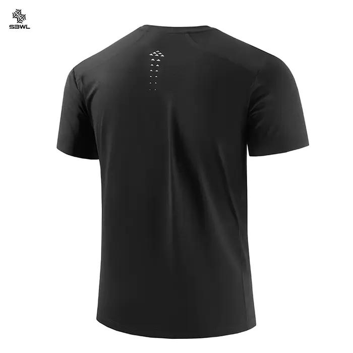 SBWL-T-shirt de randonnée en plein air pour homme, t-shirts de course à pied, perte de poids, fitnes