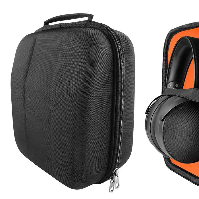 Étui pour casque Geekria pour casques Denon AH-D9200, Sony MDR-Z1R, sac de transport rigide de rempl