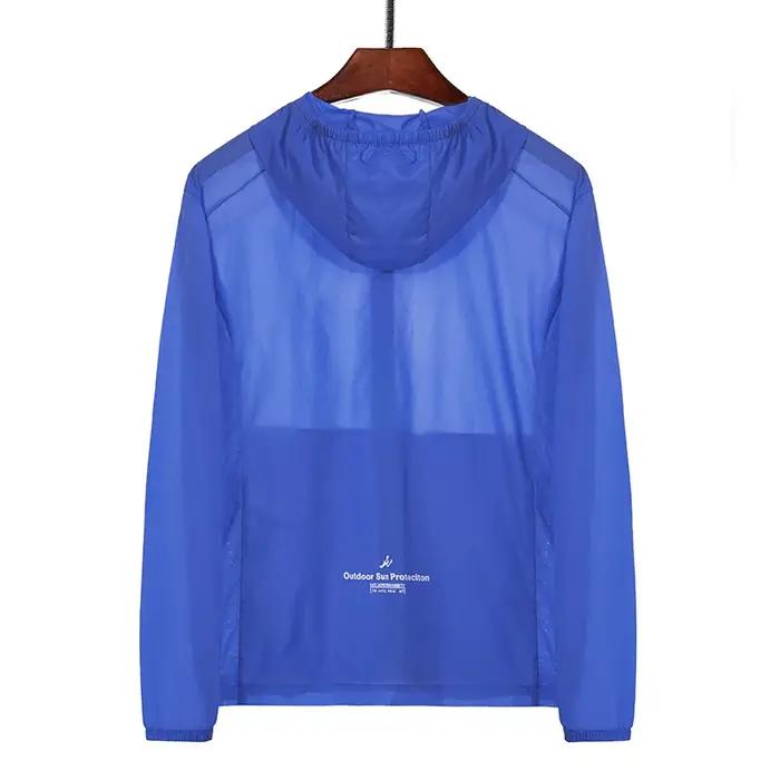 Manteaux de peau pour hommes, en Nylon respirant, Ultra-léger, avec poches zippées, Protection solai