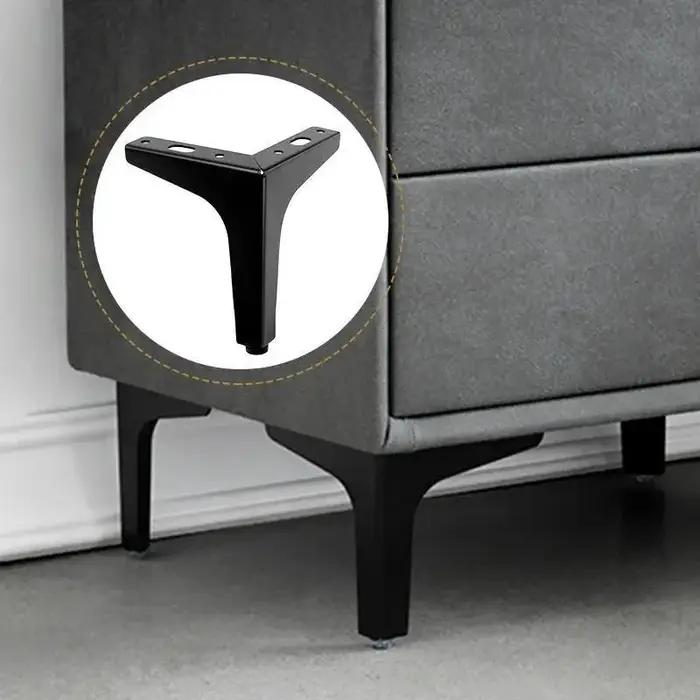 4 pièces pieds de meubles modernes en métal or noir fer canapé pieds pour Table lit chaise bureau co