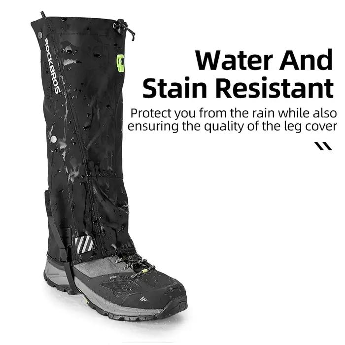 ROCKBROS imperméable à l'eau en plein air randonnée marche escalade chasse neige Legging guêtres Ski