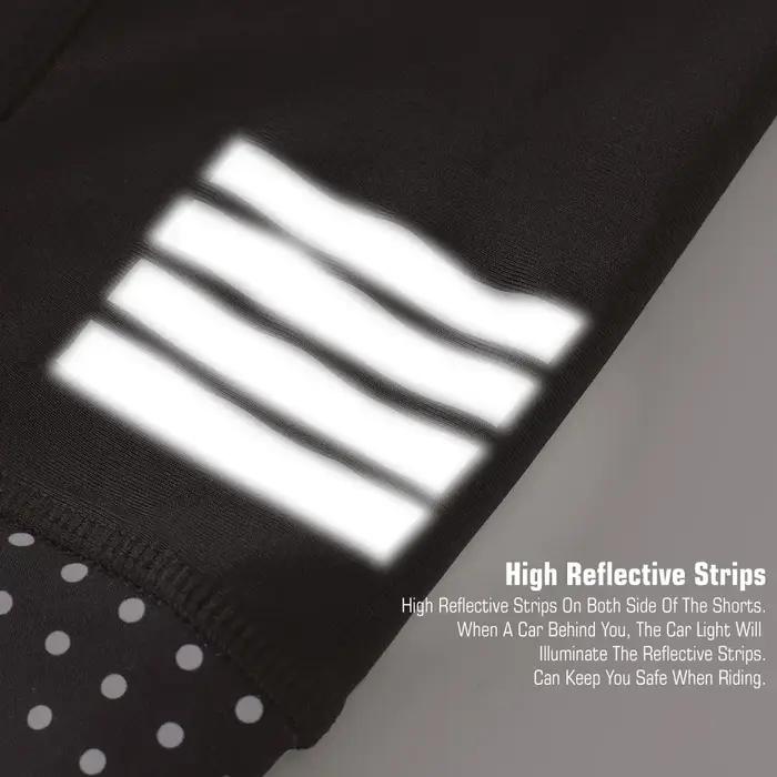 KEMALOCE short de cyclisme hommes blanc noir & gris & rouge Gel Pad été vélo Shorts course sur route