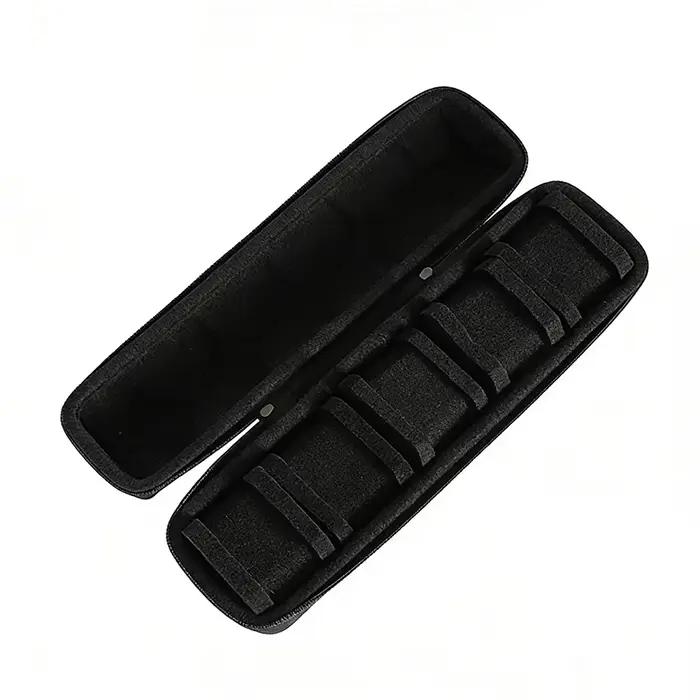 Boîte de rangement pour montres hommes étui de voyage support de présentation système anti-déplacement montres-bracelets collection de montres protection organisation élégance voyage occasions sociales présentations