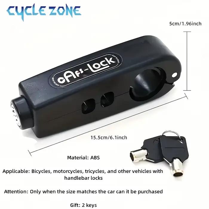 Serrure antivol pour vélo électrique frein guidon portable sécurité vélo moto accessoire cyclisme occasionnels randonnées cadeau