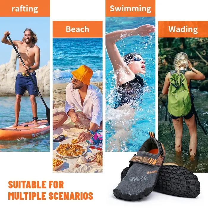 Chaussures de pataugeoire coordonnantes pour homme et femme résistantes à l'eau chaussures de sport en amont baskets de plage confortables et durables oc
