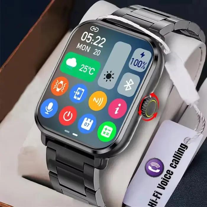 Montre intelligente 1.83 pouces HD compatible Android iOS appel message musique sport homme femme cadeau