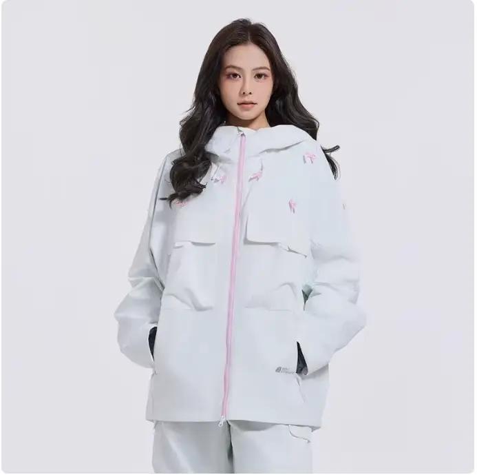 Vêtements de Ski Coupe-Vent Imperméables Pour Femmes Robustes et Douces Haute Expérience Occasions Hivernales