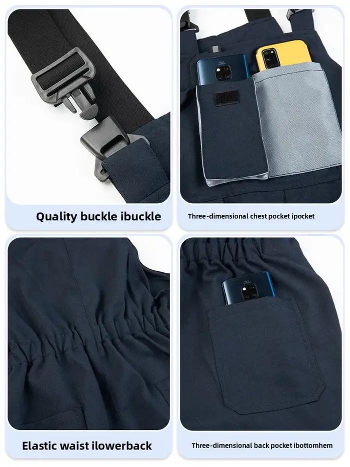 Pantalon de travail personnalisable avec logo pour hommes et femmes grande capacité de rangement uniforme de protection du travail industriel ocassions professionnelles