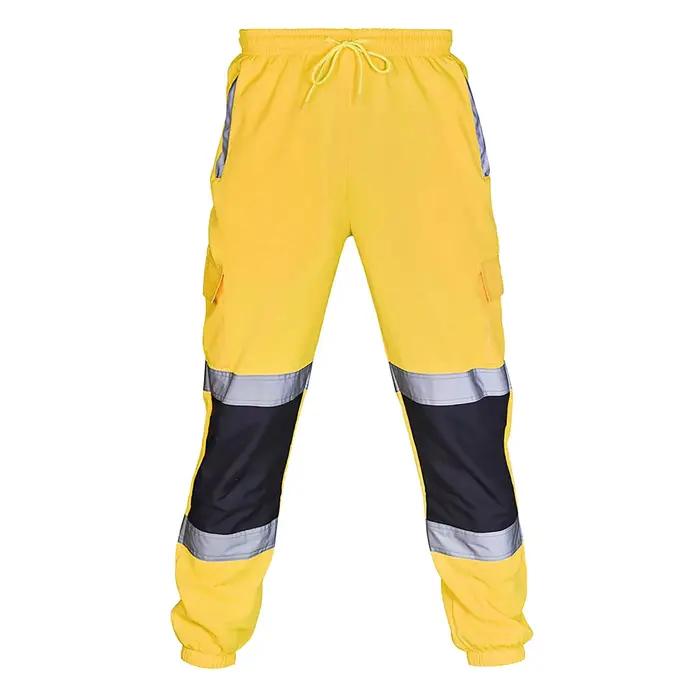Nouveaux vêtements de travail de sécurité pour hommes pantalons décontractés travail sur route haute