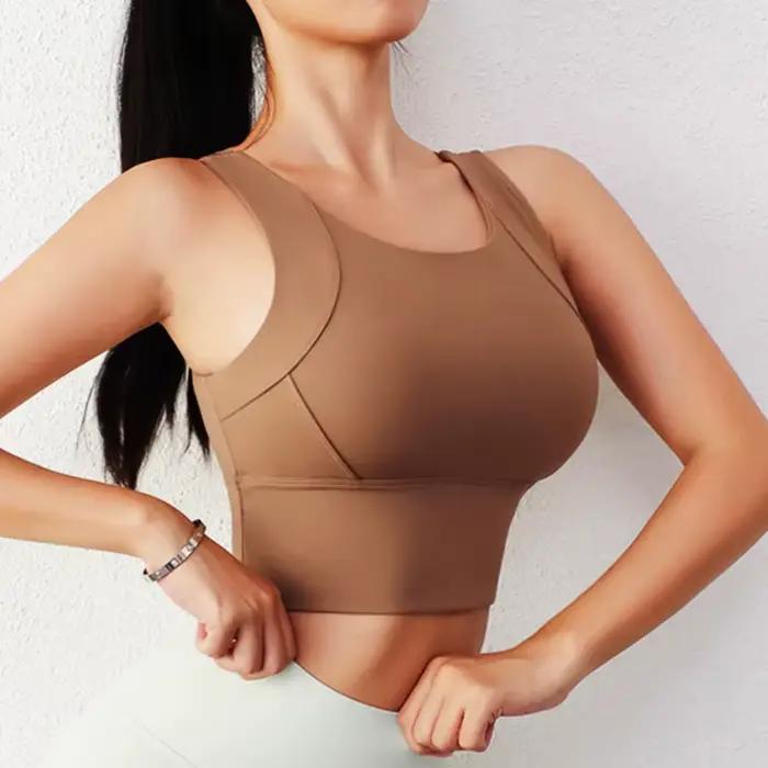 Cloud Hide – soutien-gorge de sport à haut soutien pour femmes, haut court de Yoga, Fitness à domici