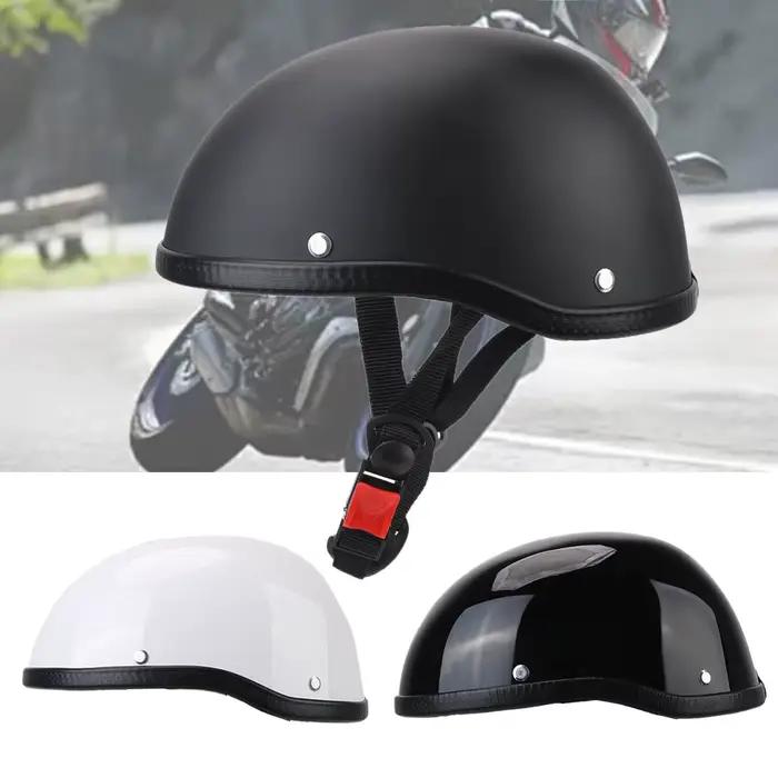 Casque de moto rétro demi-visage protection sécurité cyclisme ultraléger accessoire mode occassions spéciales femmes hommes vintage