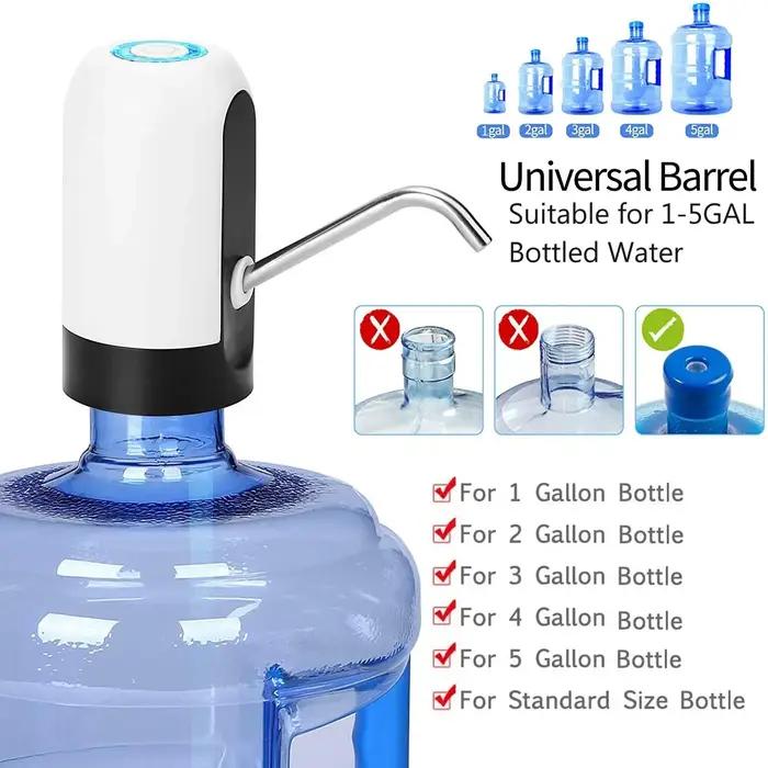 Distributeur de bouteille d'eau à interrupteur automatique, chargement USB, distributeur de boisson
